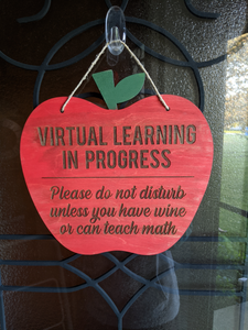 Virtual Learning Door Hanger