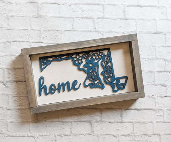 Maryland Home - 3D sign