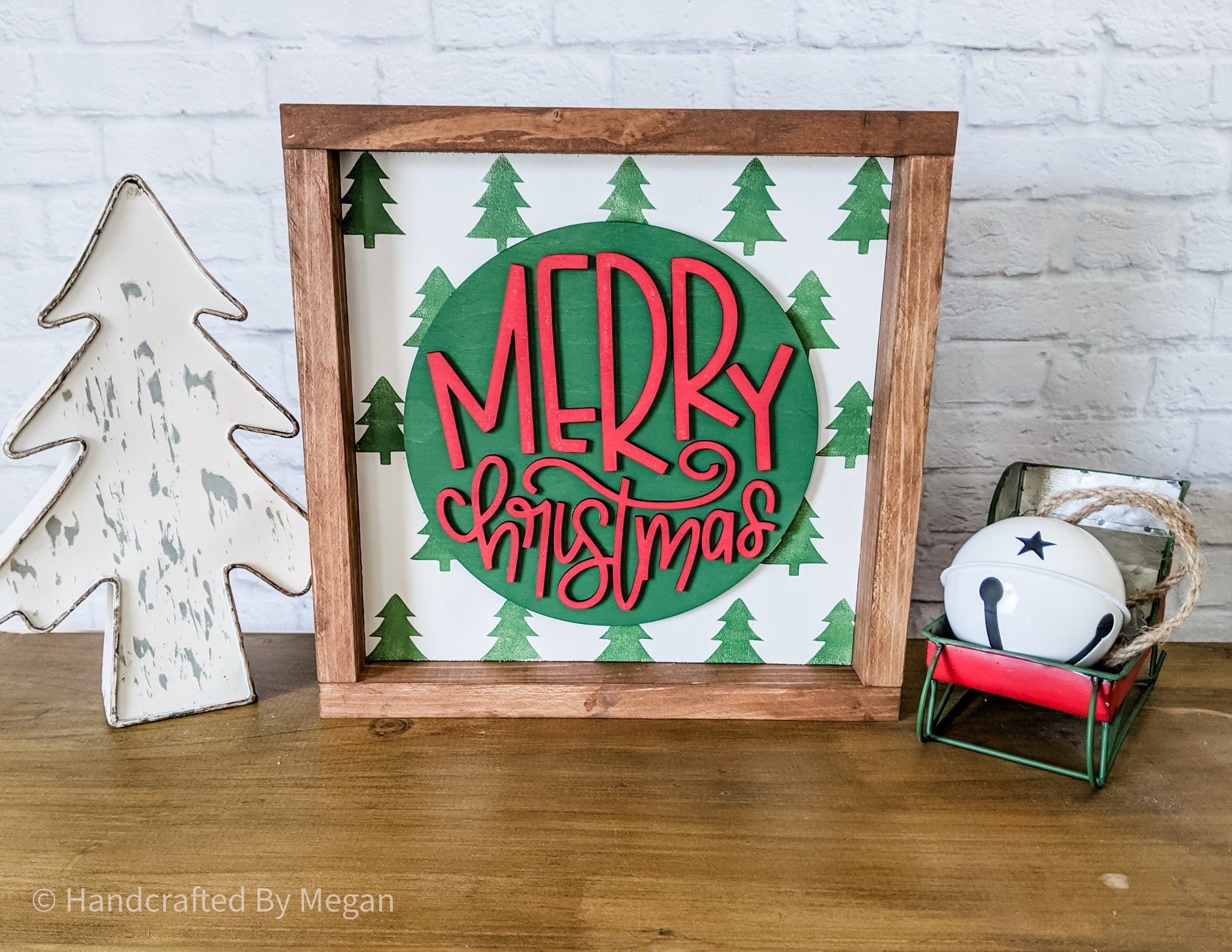 Merry Christmas - Wood Decor - Christmas Decor