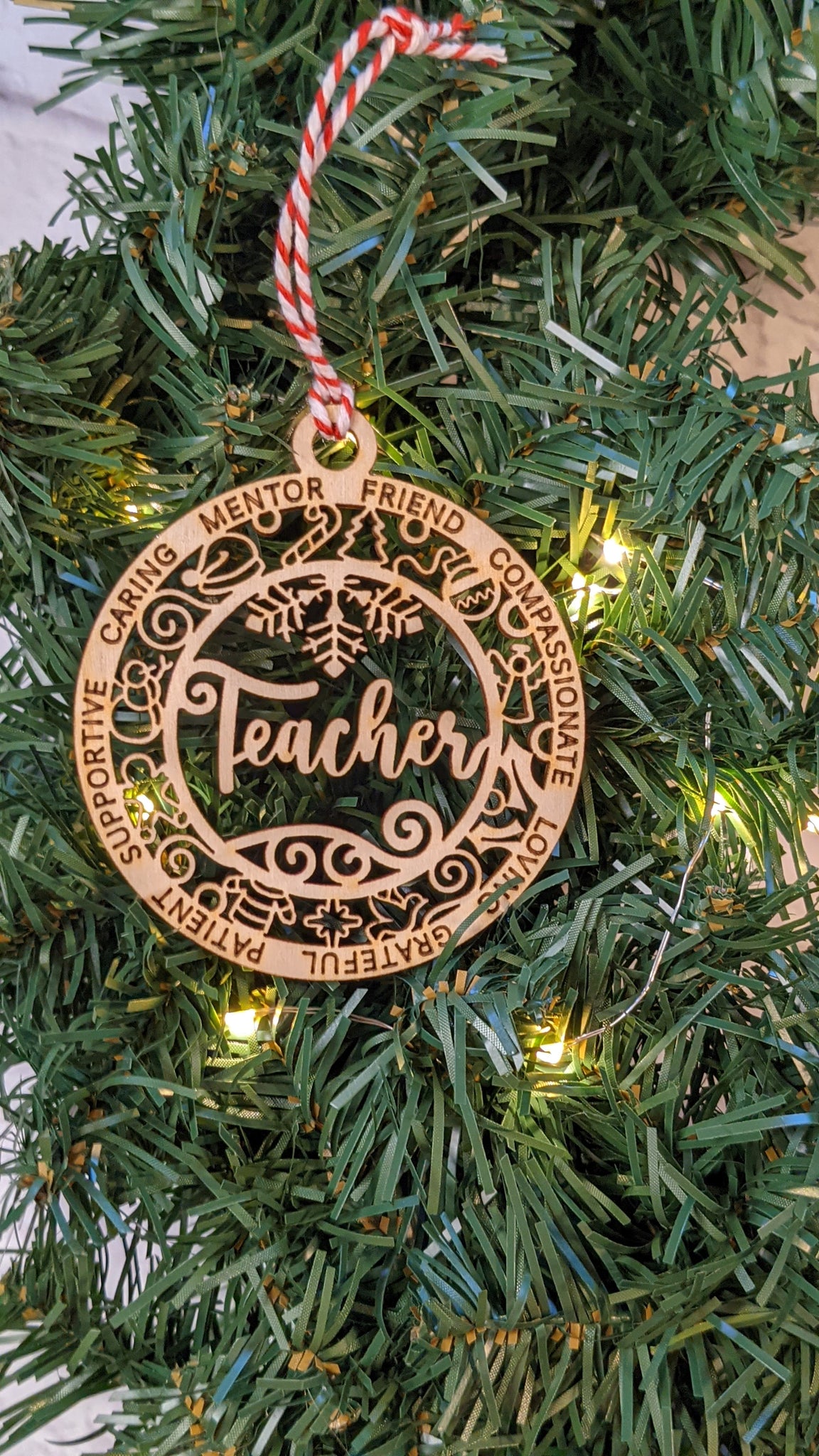 Teacher Ornament - Teacher Appreciation gift - Teacher Christmas Gift