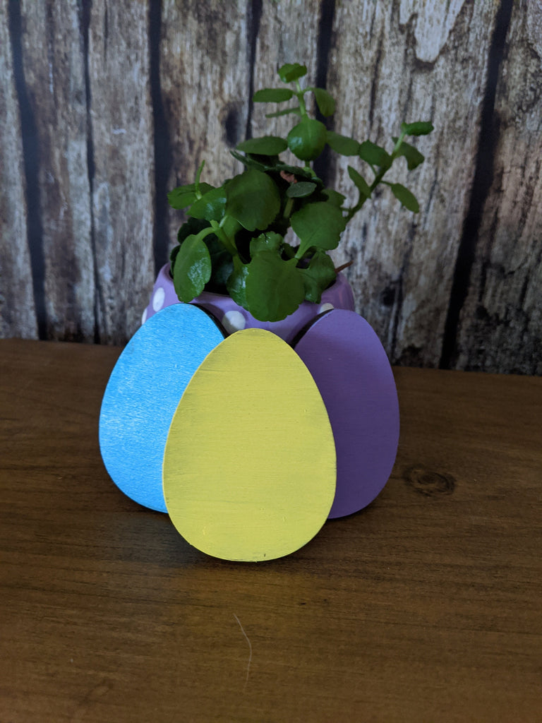 EGG SHAPED Unfinished 1/4 Wood - 4 inches - Wooden Blanks- Wooden Sha –  Handcraftedbymegan