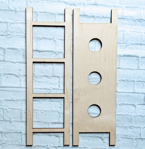 Interchangeable Ladder - Ladder Blank - Ladder for Inserts - Leaning Ladder - Wood Ladder Decoration- DIY Ladder - Ladder Decoration