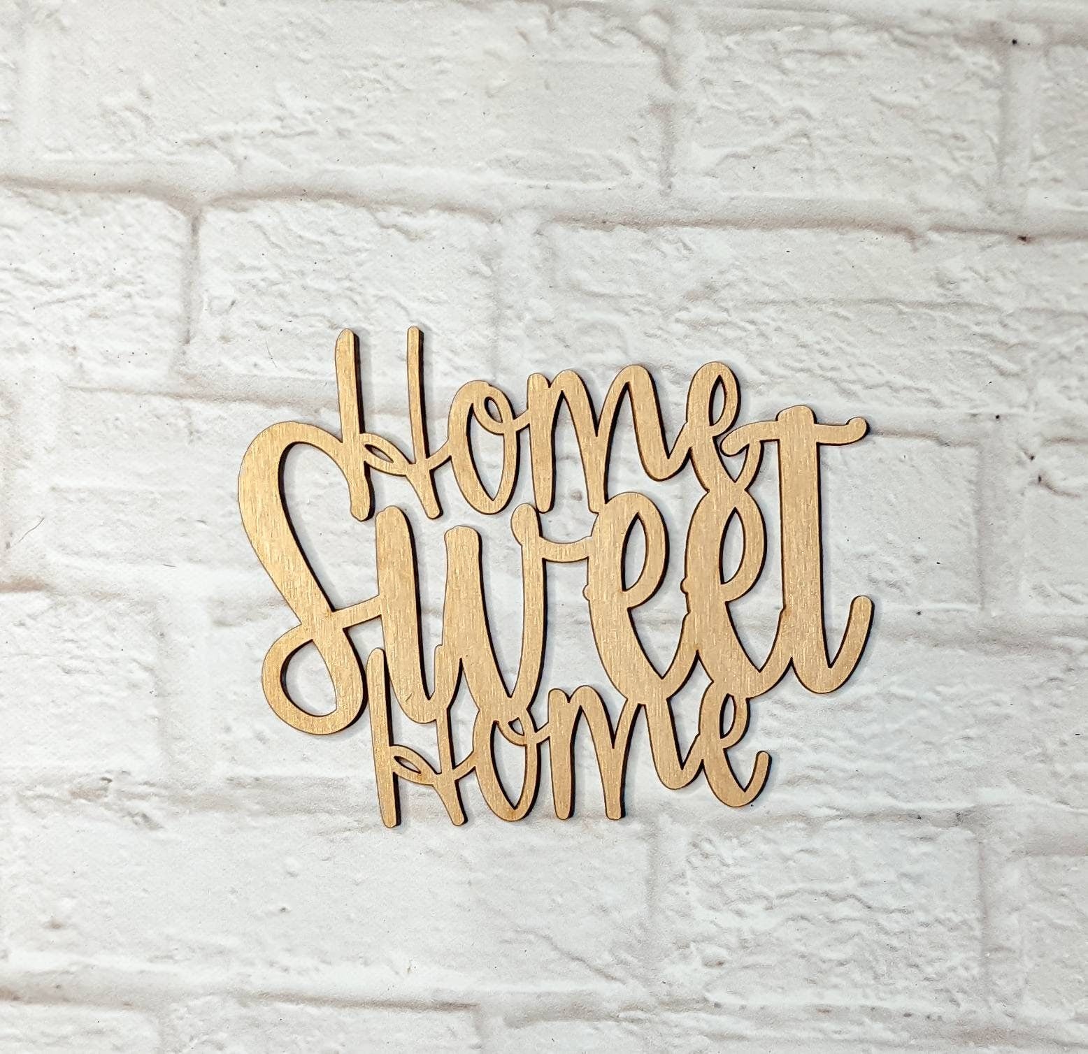 Home Sweet Home set - Various Sizes - Wooden Blanks- Wooden Shapes - laser cut shape