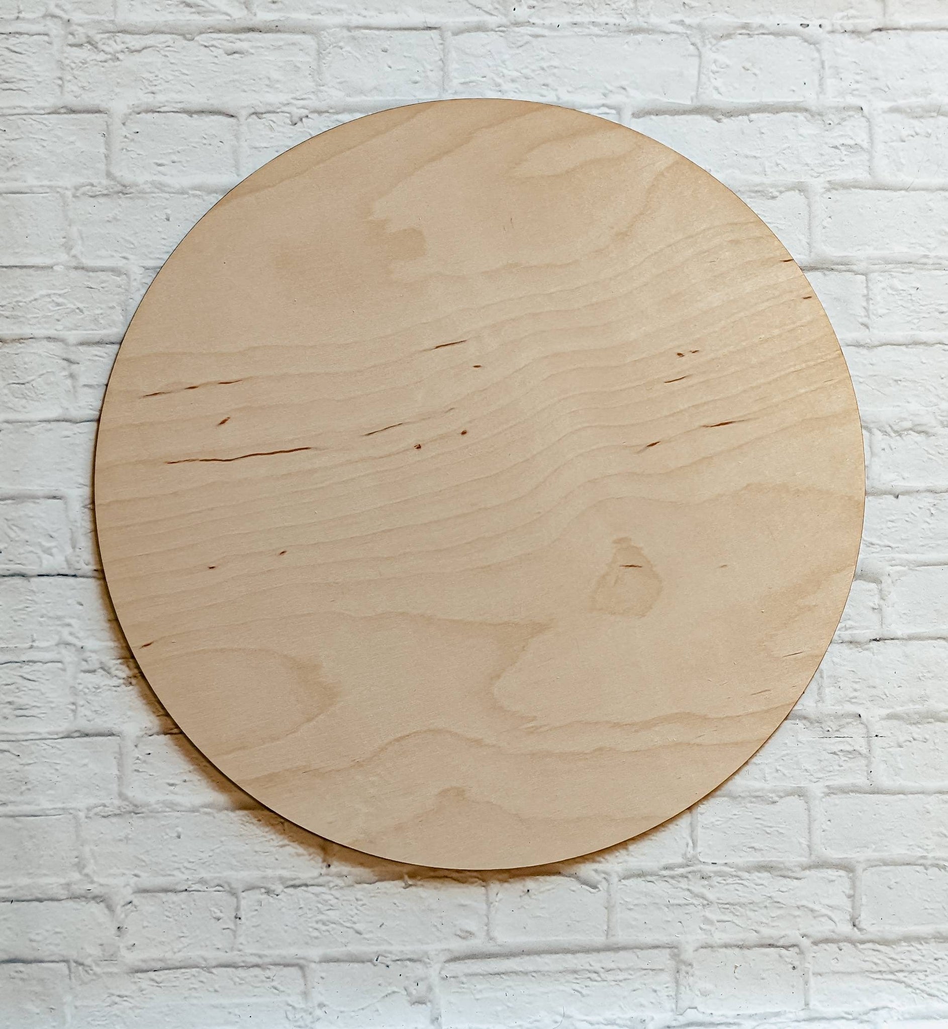 CIRCLE SHAPE - Off sizes- Pack of 10 - Unfinished 1/4" Wood - Various Sizes - Wooden Blanks- Wooden Shapes - laser cut shape