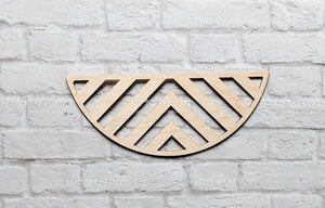 Arrow Chevron Door Hanger Bottom -  Unfinished Wood - Wooden Blanks- Wooden Shapes - laser cut shape - Paint Party- Everyday crafts