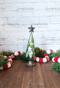 Christmas Tree - Everyone Tree with Star - Small Metal Christmas Tree - Farmhouse Christmas Decor - Galvanized Metal Tree