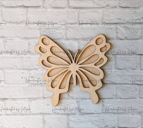 Butterfly - Various Sizes - Spring Blanks - Summer Blanks - Wooden Blanks- Wooden Shapes - laser cut shape